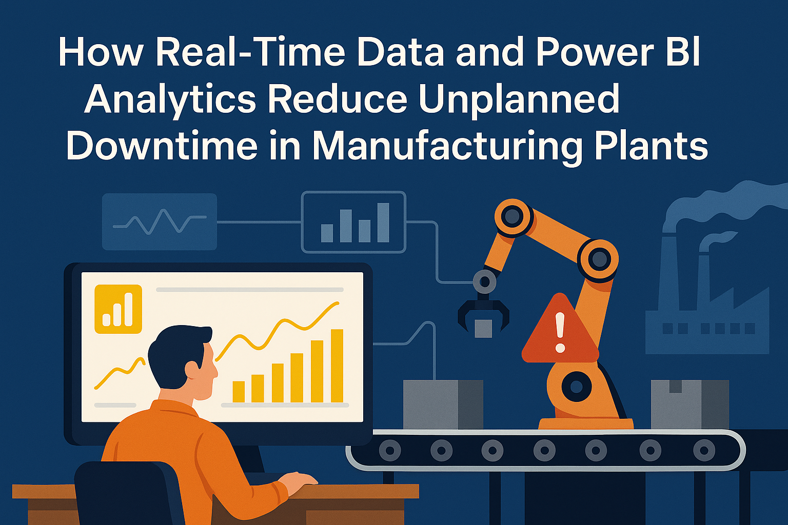 How Real-Time Data and Power BI Analytics Reduce Unplanned Downtime in Manufacturing Plants